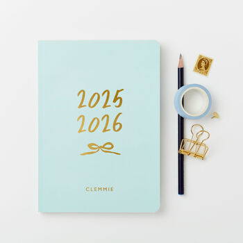 Personalised Bow 2025/26 Mid Year Weekly Diary, 2 of 8
