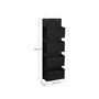 Black Over The Door Storage Organiser For Space Saving, thumbnail 6 of 6