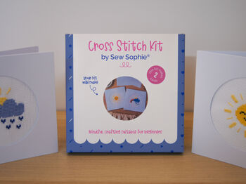 Ray Of Sunshine Cross Stitch Card Making Kit, 2 of 4