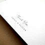 Personalised Thank You Cards Pack Of Six, Kraft, thumbnail 2 of 4