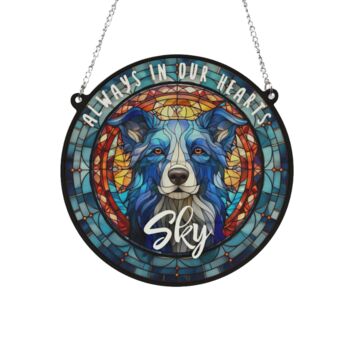 Border Collie Memorial Suncatcher, 2 of 6