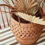 Small And Large Wooden Woven Basket Set, thumbnail 4 of 6