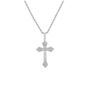 Mens Gold Plated Vintage Cross Necklace Steel Pendant, thumbnail 8 of 10