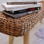 Wooden Hallway Bench With Wicker, thumbnail 4 of 4
