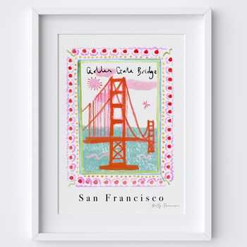 Golden Gate Bridge San Francisco California Print, 4 of 4