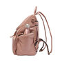 Amber Warm Taupe Leather Backpack, thumbnail 3 of 10