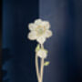 Wooden Christmas Rose With Personalised Terracotta Pot, thumbnail 3 of 8