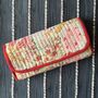 Quilted Block Print Toiletry Roll Up Pouch: Travel Kit, thumbnail 9 of 12