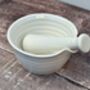 White Ribbed Pestle And Mortar, thumbnail 2 of 4