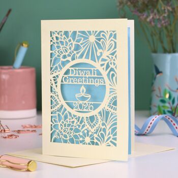 Papercut Diwali Card, 4 of 7