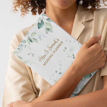 Personalised Eucalyptus Wedding Planner Engagement Gift, 9 of 12