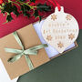 Personalised First Christmas Bauble Decoration, thumbnail 6 of 7