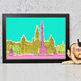 George Square, Glasgow Colour Pop Art Print, thumbnail 1 of 2