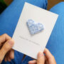 Personalised Anniversary By Year Origami Heart Card, thumbnail 10 of 12