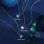 Tiny Cat Pendant Necklace In Sterling Silver, thumbnail 7 of 12