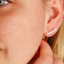 Sterling Silver Crystal Line Ear Climber, thumbnail 1 of 5