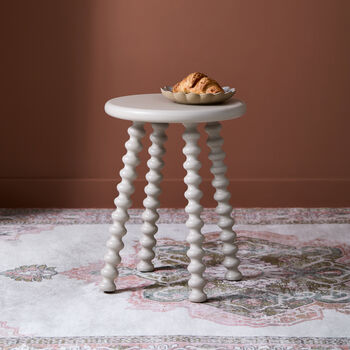 Elsa Side Table In Panna Cotta, 4 of 6