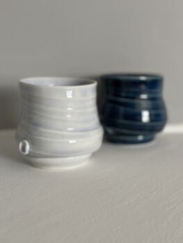 Porcelain Handmade Set Of Two Tumblers, 3 of 6