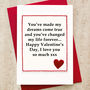 'Dreams' Handmade Valentines Card, thumbnail 1 of 3