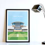 Any Cricket Ground Personalised Art Print, thumbnail 1 of 7