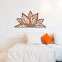 Metal Lotus Mandala Flower Wall Art Serene Design, thumbnail 8 of 12