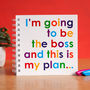 Be The Boss Doodle Pad Gift For Friends, thumbnail 1 of 3