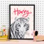 Personalised Tiger Print, thumbnail 2 of 11