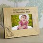 Personalised Teddy Photo Frame, thumbnail 1 of 2
