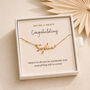 Personalised Name Necklace, Signature Script In Gold Or Sterling Silver, thumbnail 1 of 11