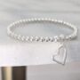 Thank You Teacher Gift | Personalised Silver Plated Bracelet, thumbnail 3 of 6