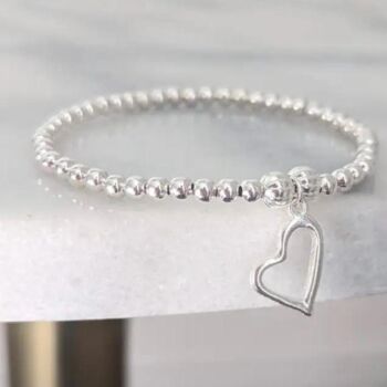 Thank You Teacher Gift | Personalised Silver Plated Bracelet, 3 of 6