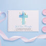 Personalised Christening Cross Guest Book, thumbnail 2 of 4