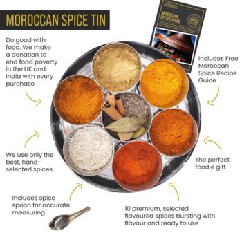 Moroccan Spice Tin Collection To Create Perfect Tagines, 3 of 6
