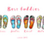 Personalised Family Flip Flop Print, thumbnail 2 of 10