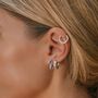 Serpenti Kyanite Sterling Silver Stud Earrings, thumbnail 5 of 11