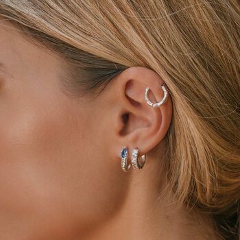 Serpenti Kyanite Sterling Silver Stud Earrings, 5 of 11
