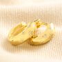 Scattered Crystal Stars Huggie Hoop Earrings In Gold, thumbnail 1 of 4