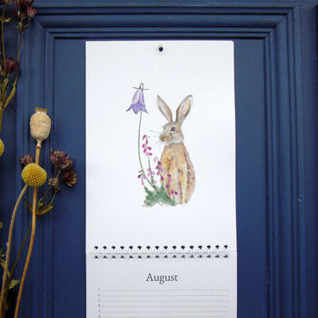 Birthday/Perpetual A5 Seasonal Wildlife Wall Calendar, 3 of 12