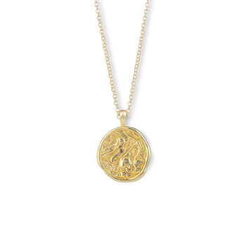 Sagittarius Zodiac Coin Pendant Necklace, 2 of 5