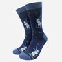 Men's Bamboo Polar Bear Christmas Socks, thumbnail 1 of 3