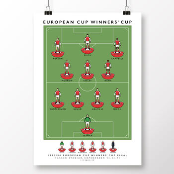 Arsenal European Cup Winners' Cup Poster, 2 of 7