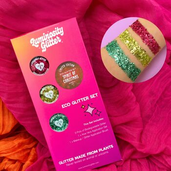 Spirit Of Christmas Eco Glitter Gift Set, 9 of 9