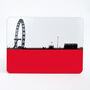London Set Of Eight Matching Table Mats And Coasters, thumbnail 4 of 11