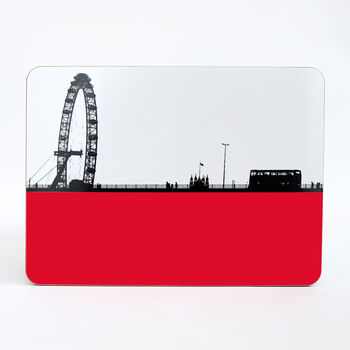 London Set Of Eight Matching Table Mats And Coasters, 4 of 11