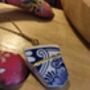 Delft Blue Kintsugi Necklace, thumbnail 2 of 3
