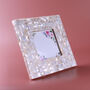 G Decor Marcelline Handmade Mother Of Pearl Photo Frame, thumbnail 2 of 3