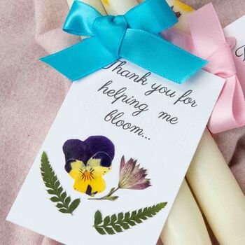 Pressed Flower Candle Gift Set, 2 of 5