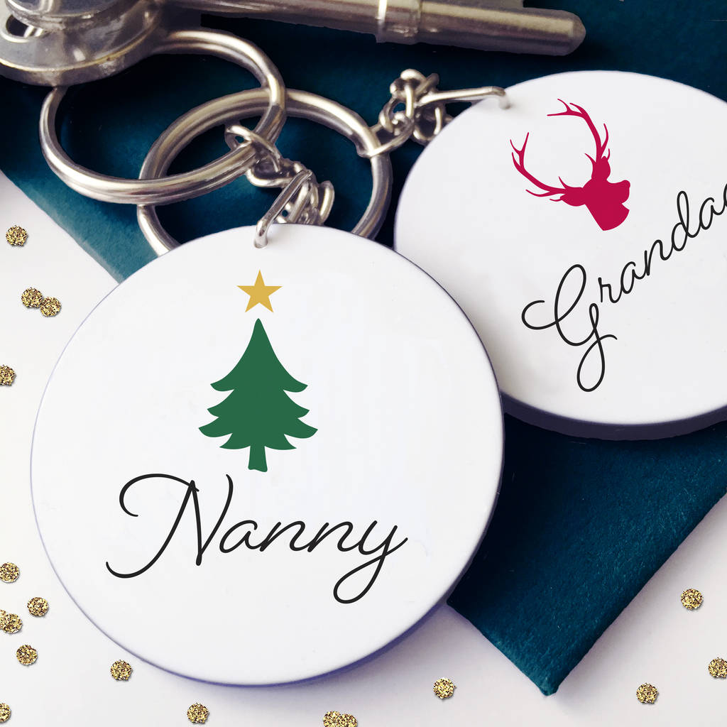 Design Your Own Christmas Keyrings For Nan And Grandad By Sarah Hurley