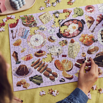Foodie Banquet 500 Piece Jigsaw Puzzle, 2 of 6