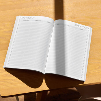 Personalised Undated Daily Planner | Choice Of Covers, 8 of 10